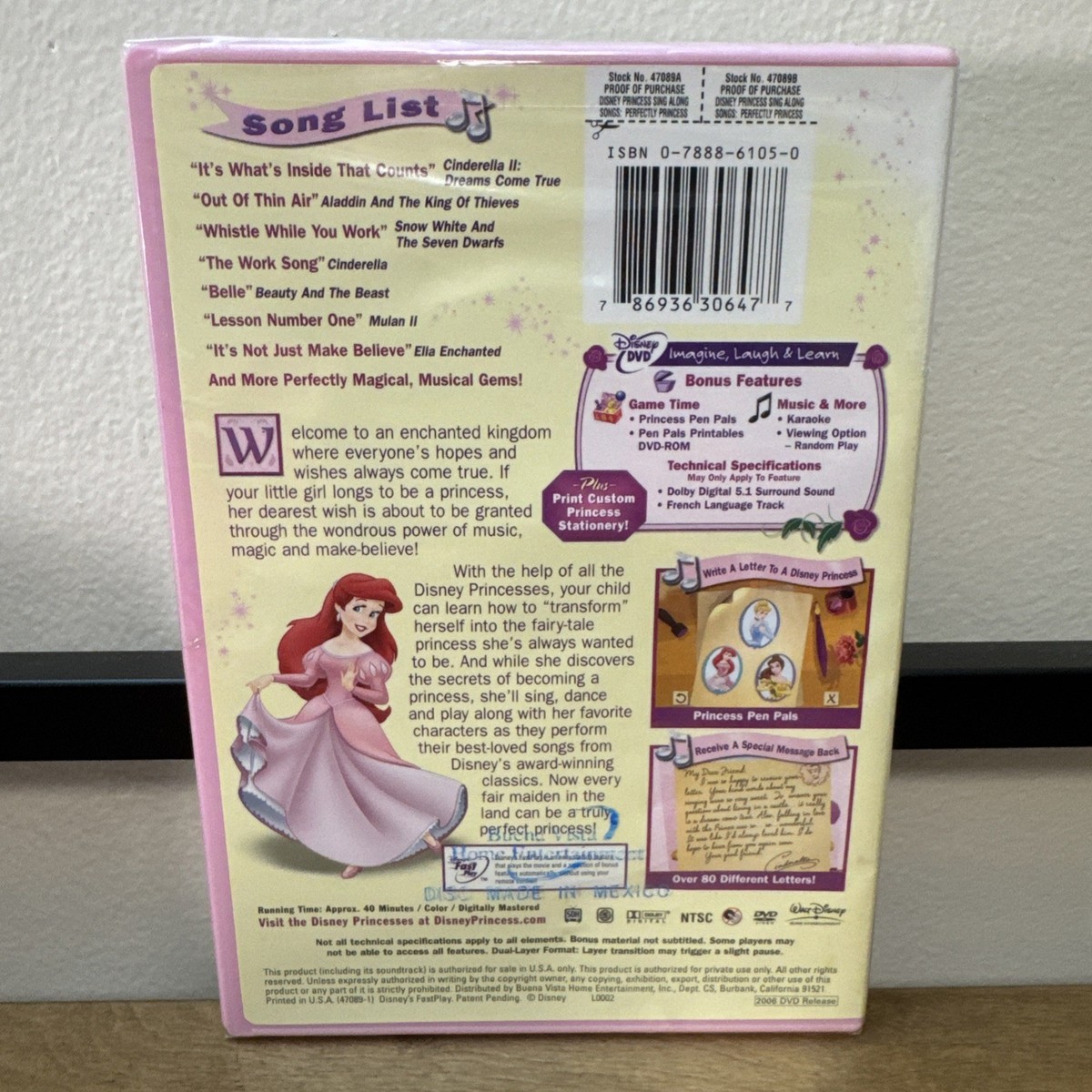 Disney - りんりんページ Disney Princess Sing Along Songs Vol. 3: Perfectly Princess