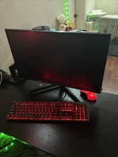 iBUYPOWER Pre-Built Gaming Computer PC with keyboard and mouse and headset
