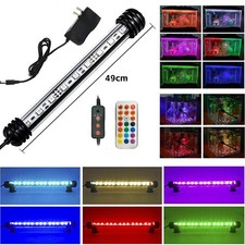 19 INCH Submersible Aquarium Light Underwater RGB Multicolour Lights Fish Tank