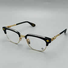 CHROME HEARTS Sunglasses BONENNOISSEUR II   size 53 Black Gold Made in Japan