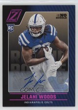2022 Panini Zenith Rookies No Huddle Auto Jelani Woods #190 Auto 3hd