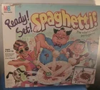 Vintage  READY! SET! SPAGHETTI Pasta Board Game Milton Bradley 1989 INCOMPLETE