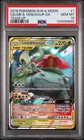 2019 POKEMON SUN & MOON TEAM UP #1 CELEBI & VENUSAUR GX PSA 10
