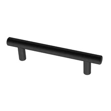 Liberty 3-3/4 in. (96 mm) Flat Black Bar Cabinet Pull
