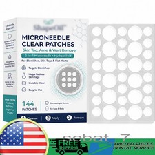 1 3x Microneedle Clear Patches Skin Tag Wart Acne Remover Patches