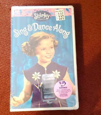 Shirley Temple Sing & Dance Along VHS Tape