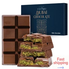 Eastanbul Dubai Chocolate Bar Pistachio, Viral Candy, Knafeh, 7oz