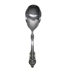 Wallace Grande Baroque Sterling Silver Serving Handle Spoon 8.5" Ornate