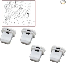 4 Pack Rear Seat Card Buckle Clamp Cushion Clips Universal Vehicle Back Seats