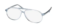 NEW ANDY WOLF 4517 EYEWEAR MENS E 60-11-145 PLASTIC BLUE FULL-RIM AUSTRIA PILOT