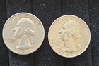 🥈1964 silver quarter Lot Of 2 $.50 Face Value Denver & Philadelphia Mint Mark👀