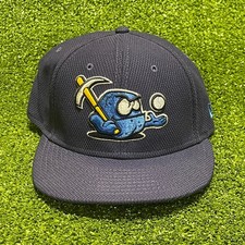 2016 Wilmington Blue Rocks Rubble New Era 59FIFTY Low Crown Hat 7 1/2 New
