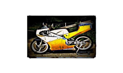 1995 tz125 Fahrrad Motorrad A4 Retro Metallschild Aluminium - Bild 1 von 1