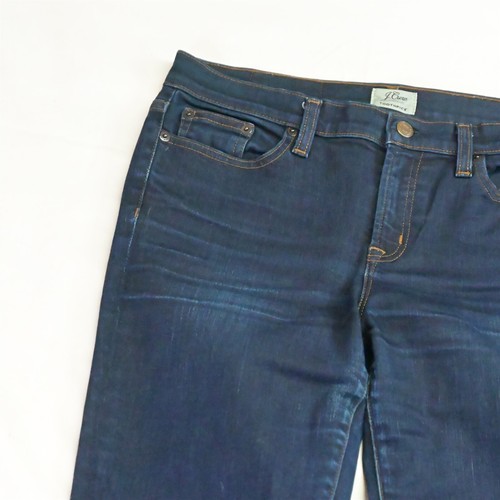 J.CREW 30 Toothpick Skinny B0755 8" Dark Rinse Stretch Denim Jeans - Picture 2 of 5