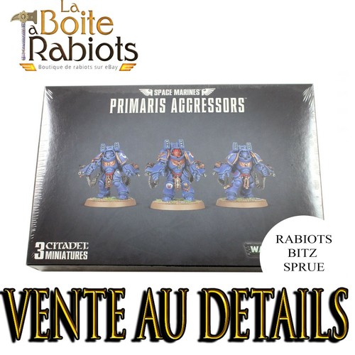 Warhammer 40000-Space marines Primaris-Agressors-Rabiot-Bitz-Sprue - Photo 1/36