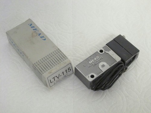 NUOVO Mead LTV-115 Light-Touch, Elettrovalvola di controllo singola ad azione a scatto - Foto 1 di 11