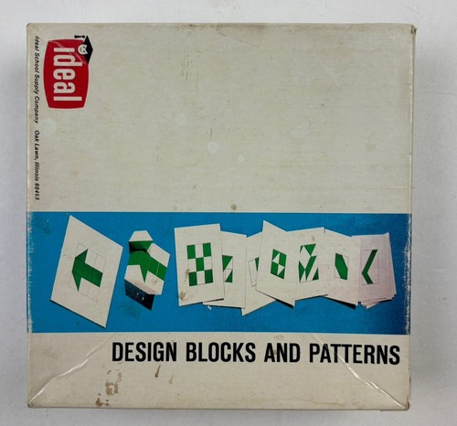 Rompecabezas de bloques y patrones de diseño ideal #6041 *¡SOLO PATRONES!* Vintage - Imagen 1 de 12