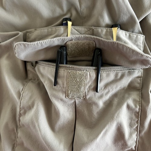 Exofficio Cargo Shorts 40 x 8 Khaki Hiking Utility Outdoor Nylon Stretch Pockets - Picture 7 of 14
