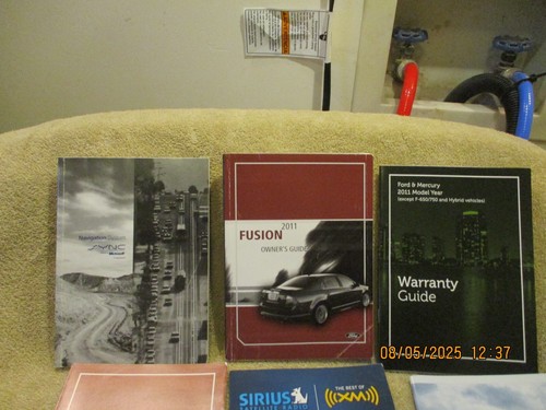 2012 FORD FUSION FACTORY OEM OWNERS MANUAL WITH CASE NAVIGATION SYNC FREE SHIPPI - 第 4/14 張圖片