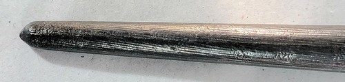 Carniceros antiguos de acero con mango de madera de principios del siglo XX c 1900 - Imagen 4 de 6