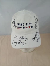 Autographed Golf Hat 2001 Gear For Sports   White Wind Surf Multiple Signatures