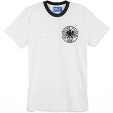 ADIDAS RETRO REPLICA MEN'S GERMANY 1974/1976 SOCCER FOOTBALL SHIRT JERSEY SIZE S