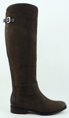 $299 New IVANKA TRUMP LARISSA Gray Suede Designer Tall Knee High Boots 6 - Picture 2 of 7