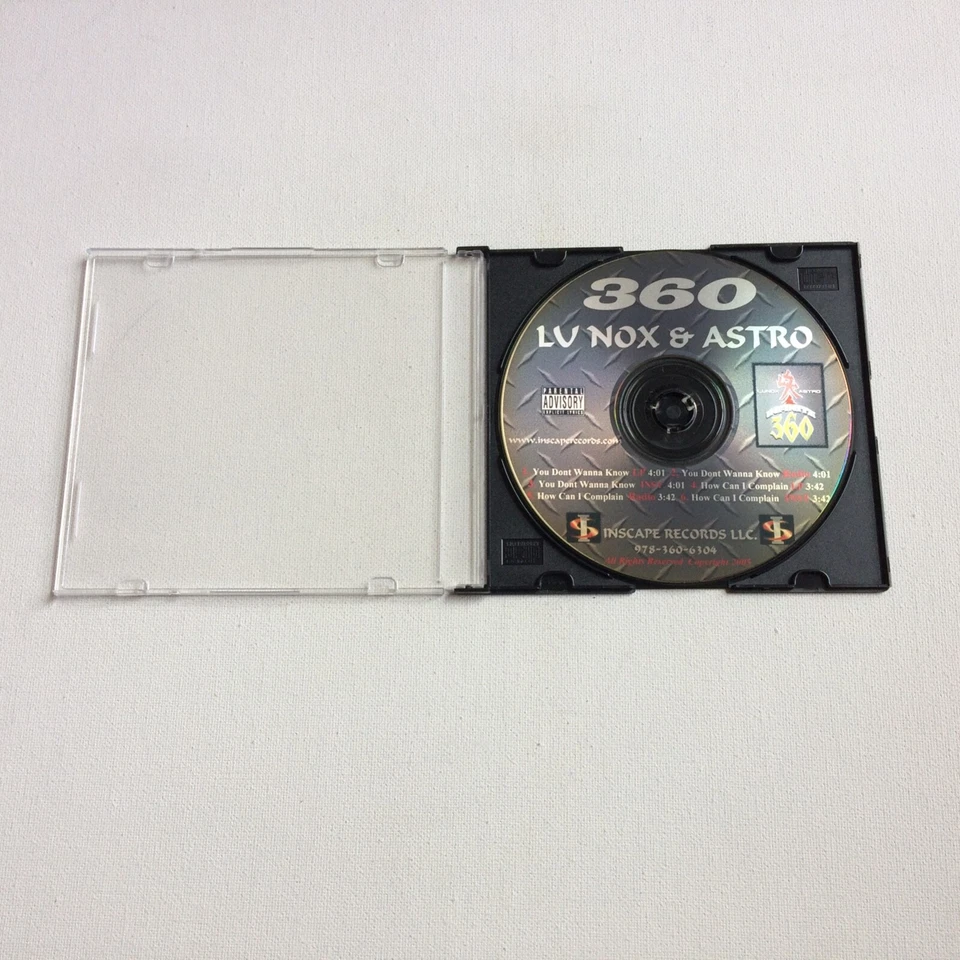 Lu Nox & Astro Infinite 360 CDr RARE Underground Hip Hop Conscious (SOUND CLIP) Foto 3 de 3
