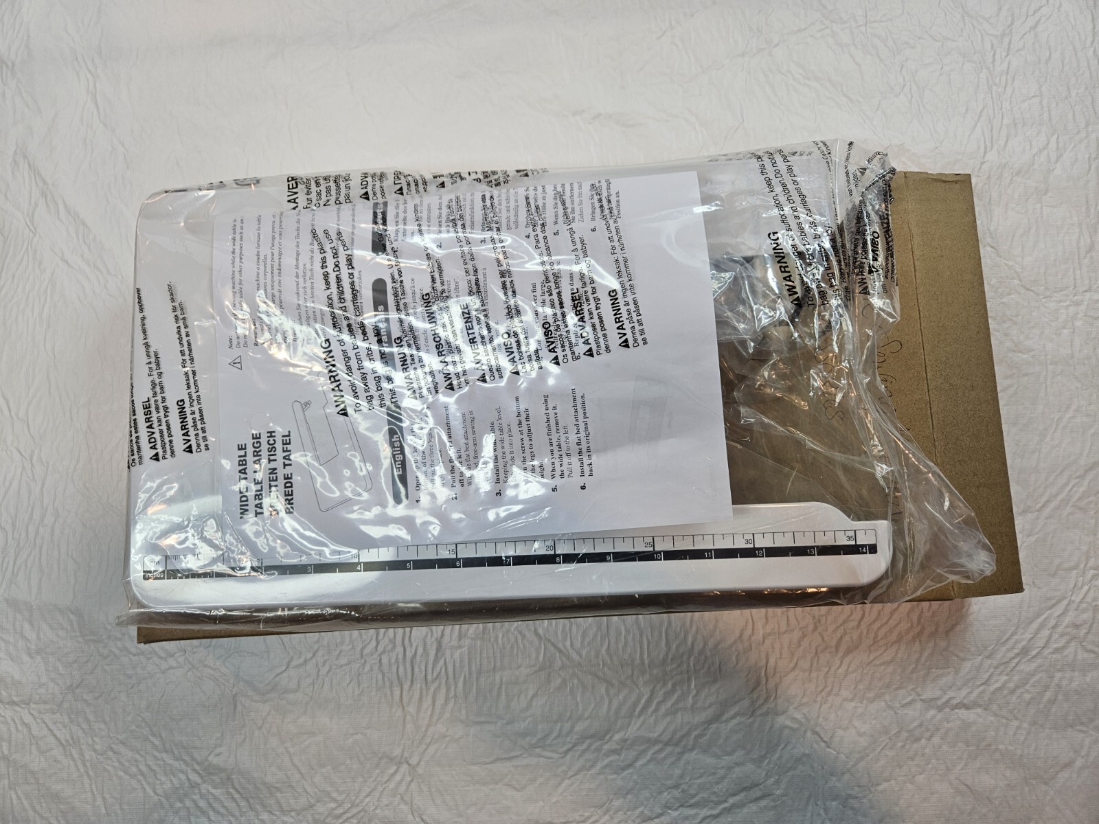 Brother Sewing Machine Cs6000i Wide Table Extension Xc9802-021 Cs6000