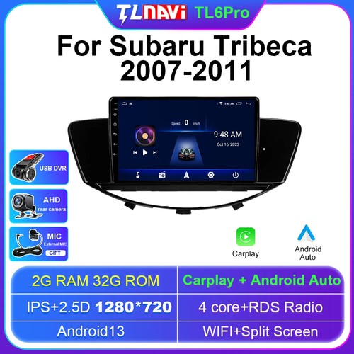 Multimedia Player w/ GPS Navi & Wireless CarPlay For Subaru Tribeca 2007-2011 - Picture 42 of 48