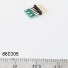 6-pole decoder plug NEM 651 for wire decoder, LaisDcc 860005