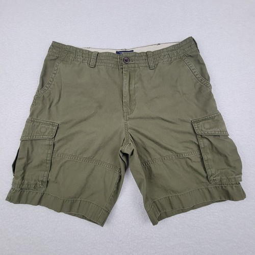 Tommy Hilfiger Cargo Shorts Herren 38 9,5" Schrittlänge oliv armeegrün Baumwolle **LESEN
