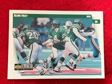 1997 Collector's Choice Football Card #206 Glenn Foley New York Jets NMMT