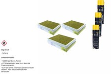 3x MANN FILTER Innenraumfilter MANNOL Klimareiniger für Peugeot 407 SW 2.0 HDi