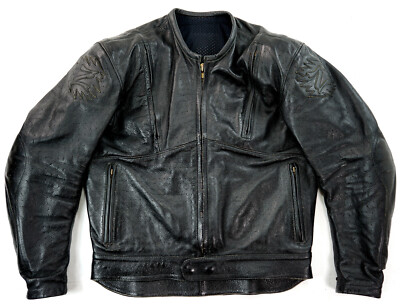 Z CUSTOMS Summer US Vintage Racer Biker Motorrad Lederjacke 50 M-L