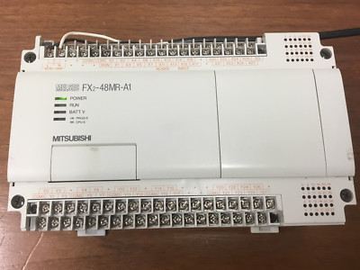 MITSUBISHI FX2-24MT MELSEC Programmable Controller w// a FX-16EX-V Input Module