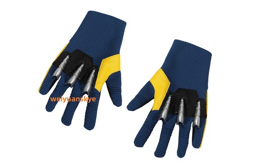 Wolverine Cosplay Costume Outfit Deadpool 3 Halloween Accessories Full Set Lot - Picture 22 of 42