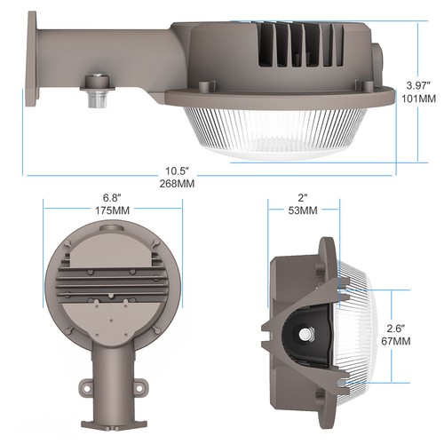150W MH HPS Equival LED Barn Yard Light Dusk to Dawn Garden Security Light 35W - Picture 7 of 8