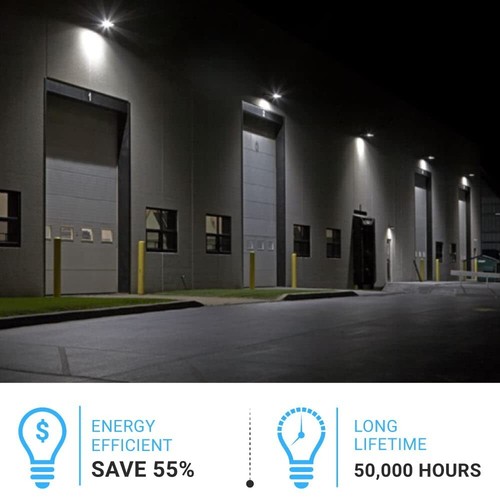 LED Wall Pack Light 80W Waterproof 10200LM Commercial Security Outdoor Lights - Picture 13 of 17