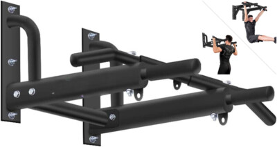 Wall Mount Pull Up Bar Heavy Duty Steel Alloy Steel 440 Lbs - Main Image