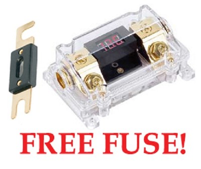 XScorpion 0 or 2 AWG Waterproof ANL Fuseholder Fuse Holder Car Audio Amp Install