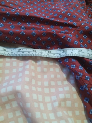 American Eagle Mens Sz Large Dress Button Down Long Sleeve Casua Diamond Print - Picture 6 of 7