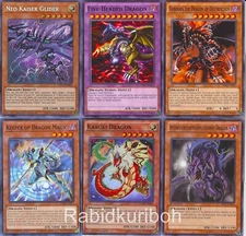 Yugioh Five-Headed Dragon and Five (5) Dragons Set - 2 Holos Foils
