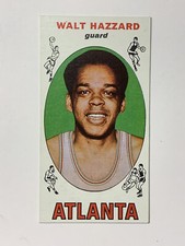 Walt Hazzard Atlanta Hawks 1969 Topps Rookie Basketball Card NM #27. rookie card picture