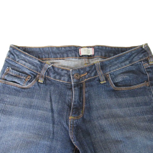 TILT Womens Skinny Jeans Size 7 Blue Denim Embroidered Pocket Dark Washed - Picture 3 of 10