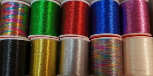 10 Different Colours 10 Spools of LUREX High Quality Thread 3000 meters each