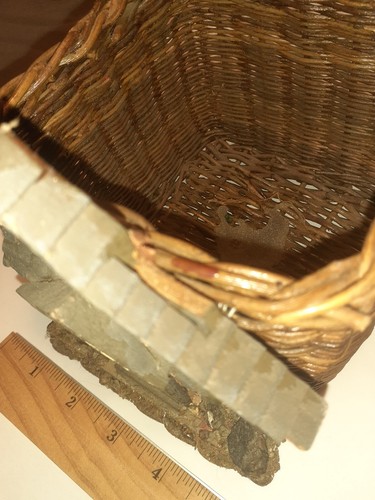 Vintage Wicker House Planter Woven Basket Boho Rattan Plant Holder FAST SHIP - Picture 11 of 15