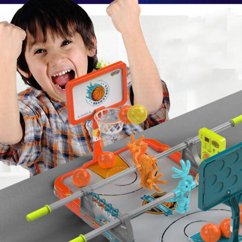 Mini Basketball Shooting Game Toy Desktop Indoor Table Games Set Kids Boys Gift - Picture 10 of 14