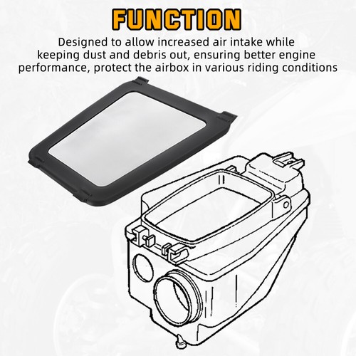 Breathable Airbox Lid For 1986 1987 1988 1989 Honda TRX 250R ATV FourTrax - Picture 3 of 14