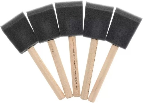 Foam Sponge Brushes in Assorted Sizes 1",2",3" For Painting Art & Craft - Picture 33 of 51